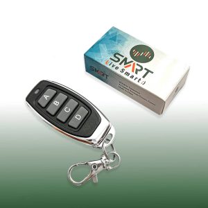 نمای روبه‌رو ریموت کاسیو کپی کد فرکانس 433 برند اسمارت همراه با بسته‌بندی