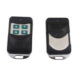 دو ریموت طرح ساید کپی کد فرکانس 433 برند اسمارت در کنار یکدیگر
