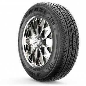 لاستیک رازی تایر 205/60R 14 گل RG-550 از زاویه سمت راست