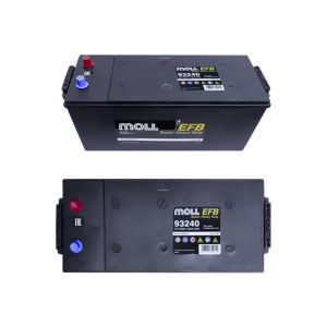 2 عدد باتری Moll 200 آمپر درکنار یکدیگر