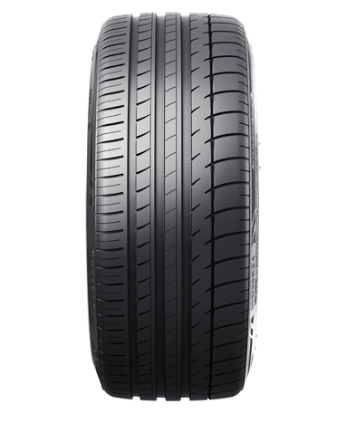 نمای روبه‌رویی از آج لاستیک تراینگل 205/50R17 طرح گل TH201